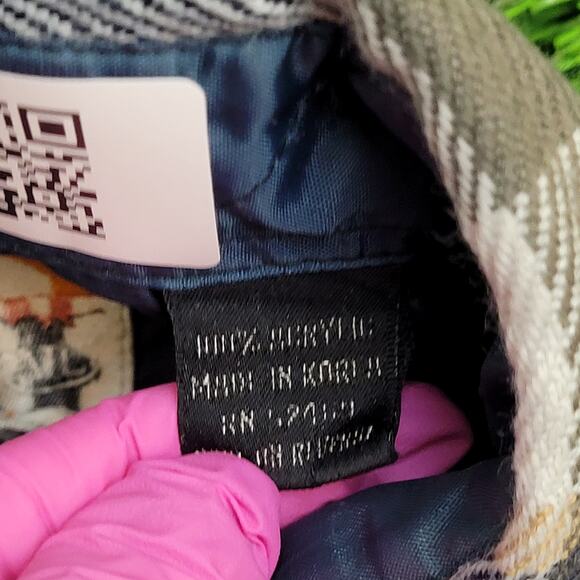 Vintage Ozark-Trail Button Shirt Medium 20x29 Shadow Plaid - Picture 7 of 16